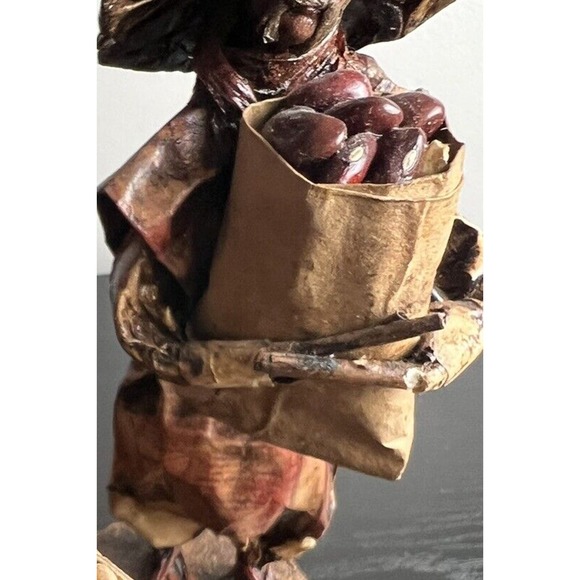 Lot Of 3- VINTAGE ANTIQUE PAPER MACHE MEXICAN DOLLS FIGURES - Folk Art - Picture 7 of 16